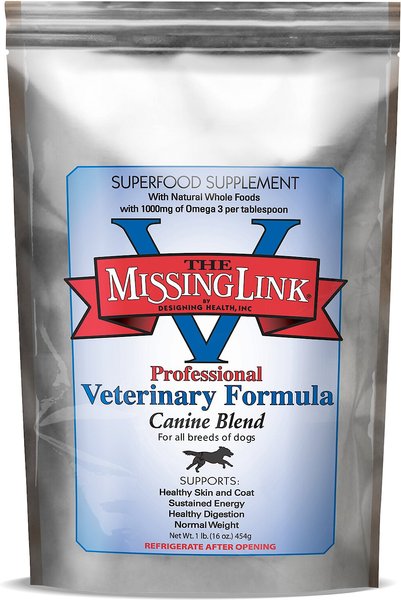 The Missing Link Professional Strength Veterinary Formula Canine Blend Superfood Dog Supplement, 1-lb slide 1 of 2