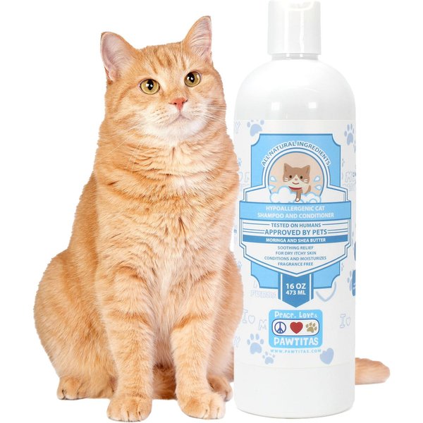 Hypoallergenic 2024 cat shampoo