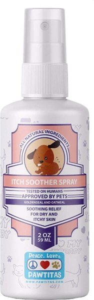 Pawtitas Organic Hypoallergenic Itch Soother Dog Moisturizer, 2-oz bottle slide 1 of 3