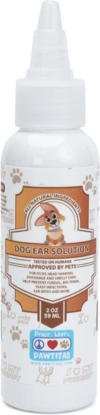 Pawtitas Organic Ear Dog Cleaner, 2-oz bottle slide 1 of 9