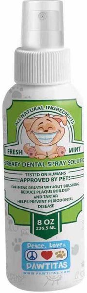 Pawtitas Fresh Mint Flavor Dog Dental Water Additive, 2-oz bottle slide 1 of 6