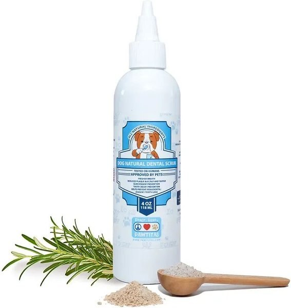 Pawtitas Natural Dental Scrub Dog Toothpaste
