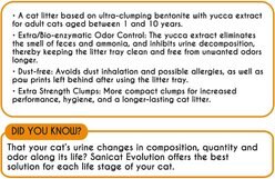 Sanicat Evolution Adult Unscented Clumping Clay Cat Litter, 14-lb bag slide 2 of 8