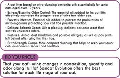 Sanicat Evolution Senior Scented Clumping Clay Cat Litter, 14-lb bag slide 2 of 8