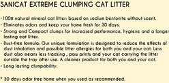 Sanicat Extreme Unscented Clumping Clay Cat Litter, 21-lb box slide 2 of 8