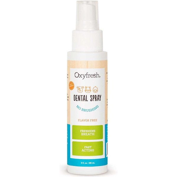 OXYFRESH Dog & Cat Dental Spray, 3oz bottle