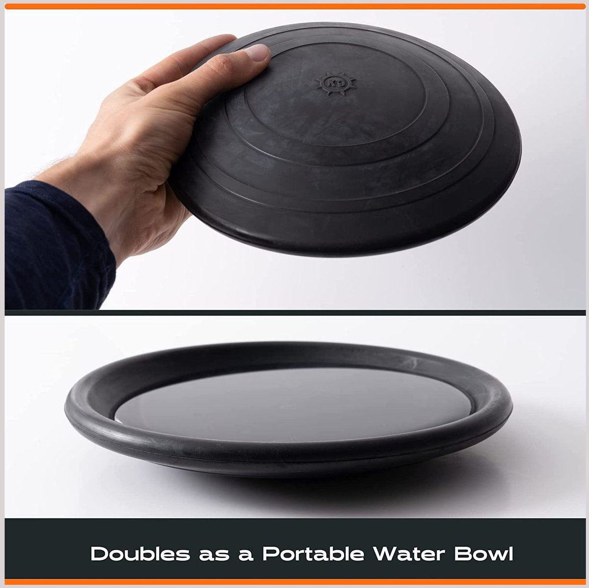 MONSTER K9 DOG TOYS Indestructible Flying Disc Dog Toy