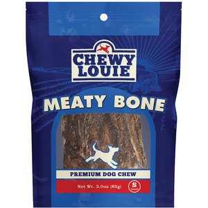 Chewy Louie Meaty Bone Dog Treat, Small