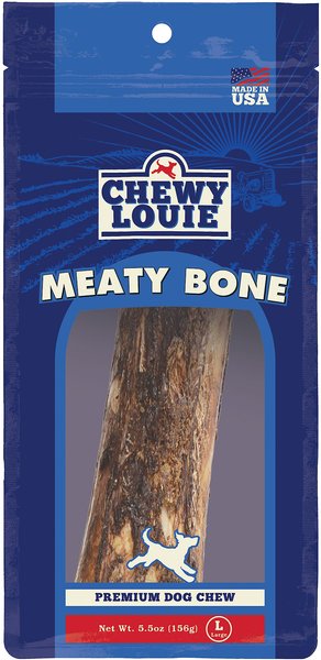 Chewy Louie Meaty Bone Dog Treat, Large slide 1 of 4