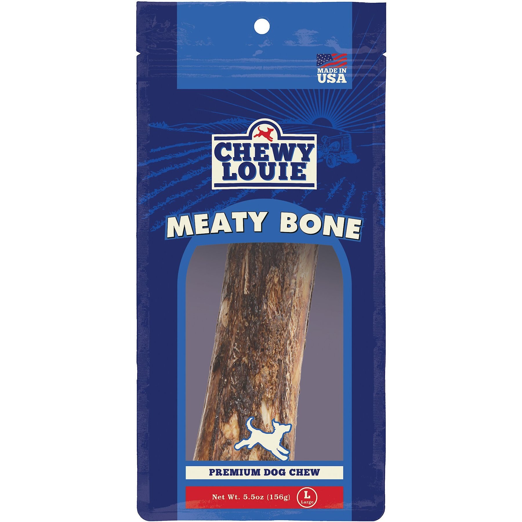 Discontinued CHEWY LOUIE Meaty Bone Dog Treat, Large
