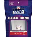 Chewy Louie Peanut Butter Butter Flavor Filled Bone Dog Treat, Small