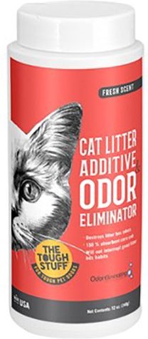 TOUGH STUFF Cat Litter Additive & Odor Eliminator, 11oz bottle