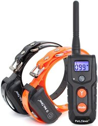 Petrainer PET916 Waterproof 1000-ft Dog Training Collar, 2 collars