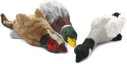 Multipet Migrators Assorted Squeaky Plush Dog Toy, Large, Color Varies