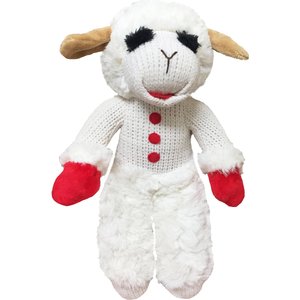 Multipet Standing Lamb Chop Squeaky Plush Dog Toy