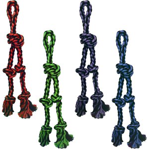 Multipet Nuts for Knots Rope Tug & Danglers Dog Toy