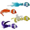 Multipet Clown Fish Plush Cat Toy with Catnip, Color Varies