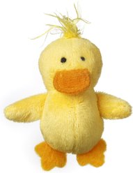 Multipet Look Who's Talking Plush Cat Toy with Catnip, Duck