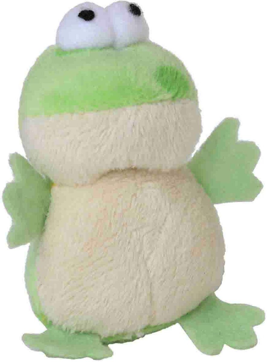 Multipet Look Who's Washing Frog Talking Plush Dog Toy