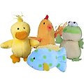 Multipet Look Who's Talking Assorted Plush Cat Toy with Catnip, 1 count, Character Varies