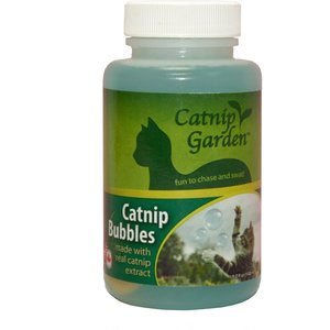 Multipet Catnip Garden Bubbles Cat Toy, 5-oz bottle
