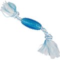 Multipet Canine Clean Mint Tube Rope Tough Dog Chew Toy, Blue