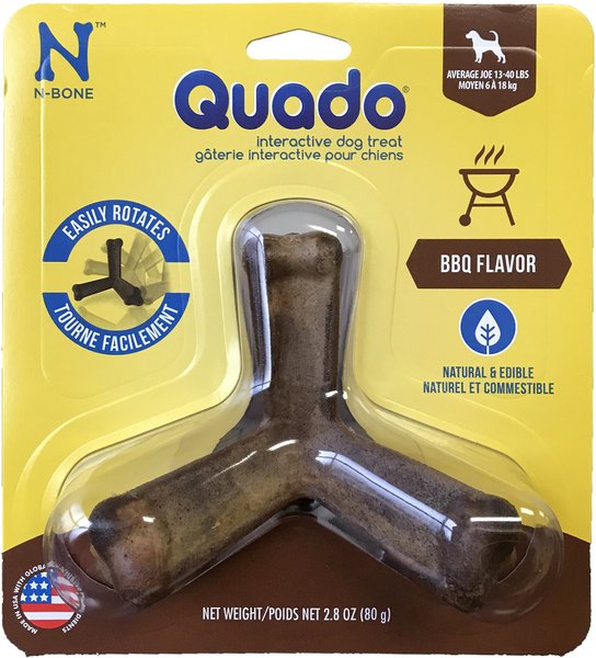 N-Bone Quada BBQ Flavored Interactive Medium Dental Dog Treat slide 1 of 7