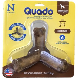 N-Bone Quada BBQ Flavored Interactive Large Dental Dog Treat, 1 count