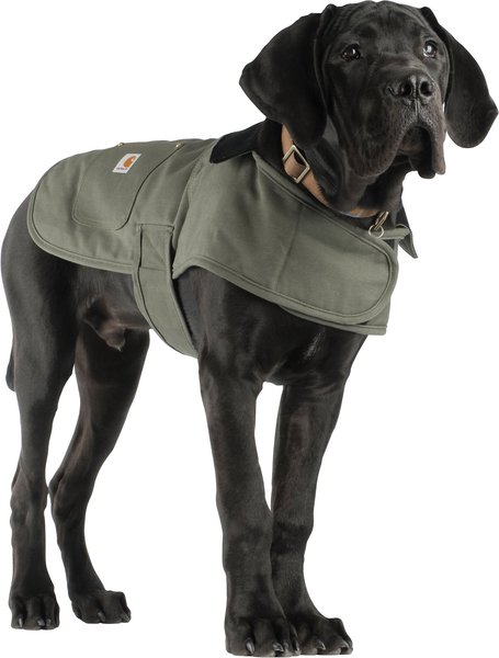 Carhartt Chore Insulated Dog Coat, Army Green, Small slide 1 of 9