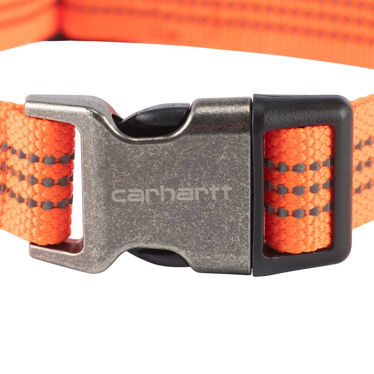 CARHARTT Tradesman Dog Collar, Hunter Orange, Large