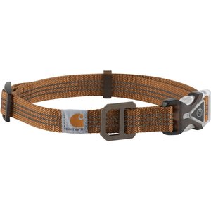 Carhartt Lighted Dog Collar, Brown, Large