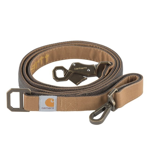 CARHARTT Journeyman Dog Leash, Brown, Small