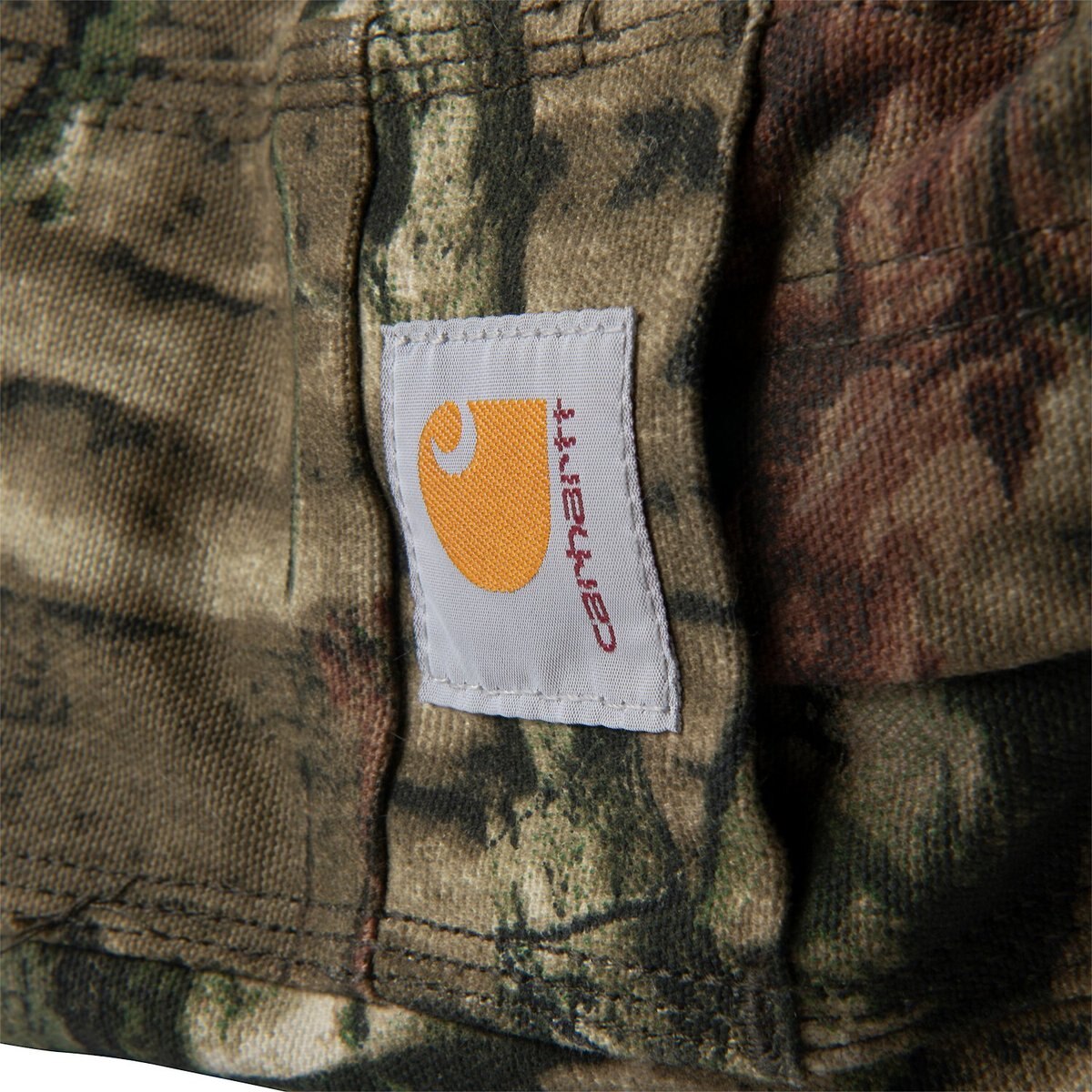 CARHARTT Pillow Dog Bed w/Removable Cover, Mossy Oak, Medium