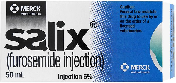 Salix (Furosemide) Injectable for Dogs, Cats & Horses, 50 mg/mL, 50mL slide 1 of 6