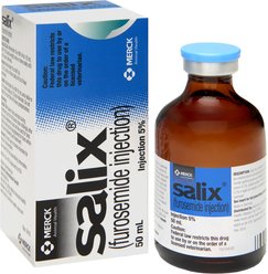 Salix (Furosemide) Injectable for Dogs, Cats & Horses, 50 mg/mL, 50mL slide 2 of 5