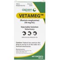 Vetameg (flunixin meglumine) Injectable for Horses & Livestock, 50 mg/mL,100-mL vial