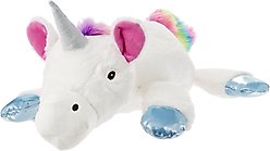 Frisco Unicorn Plush Squeaky Dog Toy, White, X-Large