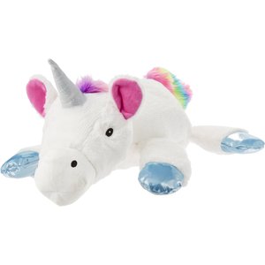 Frisco Unicorn Plush Squeaky Dog Toy, White, X-Large