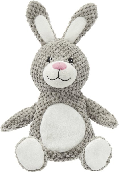 Frisco Textured Plush Squeaking Bunny Dog Toy slide 1 of 4