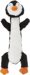 Frisco Penguin Skinny Plush Squeaky Dog Toy, Medium