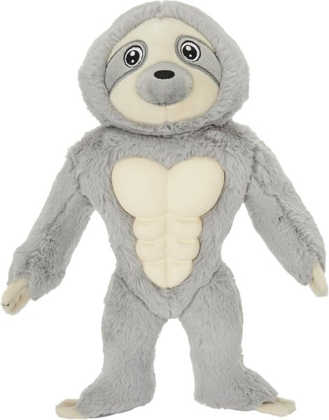 Frisco Muscle Plush Squeaking Sloth Dog Toy slide 1 of 4