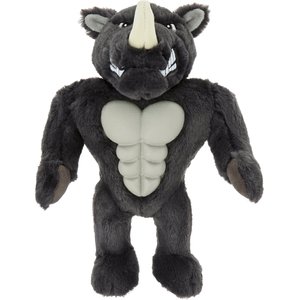 Frisco Rhino Muscle Plush Squeaky Dog Toy, Medium/Large