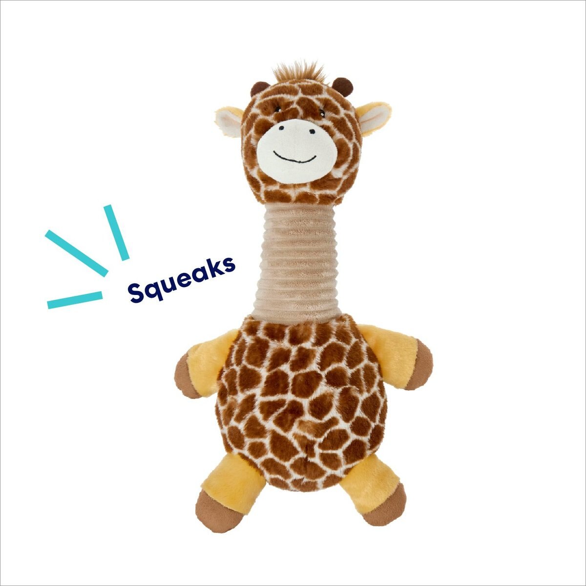 FRISCO Giraffe Bobberz Plush Squeaky Dog Toy, Large/X-Large - Chewy.com