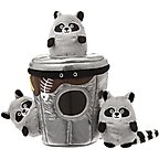 Frisco Trash Can Hide & Seek Puzzle Plush Squeaky Dog Toy