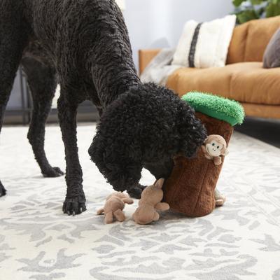 Show full view: Frisco Monkeys in Tree Hide & Seek Puzzle Plush Squeaky Dog Toy, Jumbo slide 4 of 6
