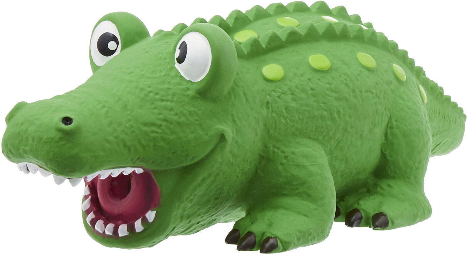 alligator squeaky dog toy