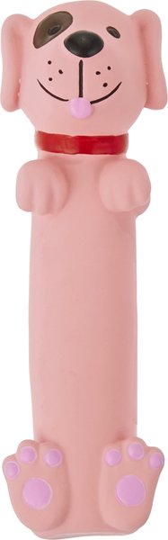 Frisco Latex Squeaky Puppy Toy, Pink, X-Small/Small slide 1 of 6