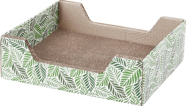 Frisco Step-In Cat Scratcher Toy with Catnip, Tropical Palms slide 1 of 4