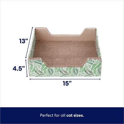 Show full view: Frisco Step-In Cat Scratcher Toy with Catnip, Tropical Palms slide 2 of 5