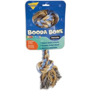 Booda Bone 2-Knot Rope Dog Toy, Multicolor, Colossal